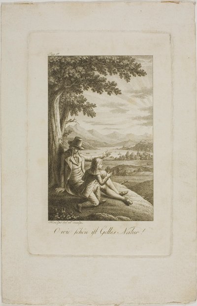 Jak piękna jest natura Boga autorstwa Johann Heinrich Lips