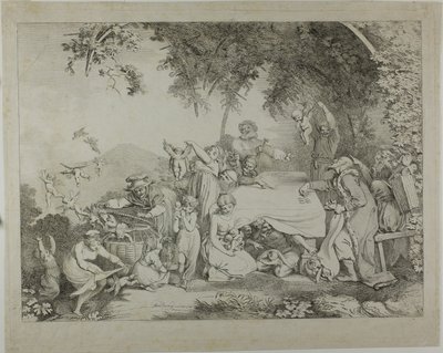 Aukcja Kupidynów autorstwa Johann Heinrich Ramberg
