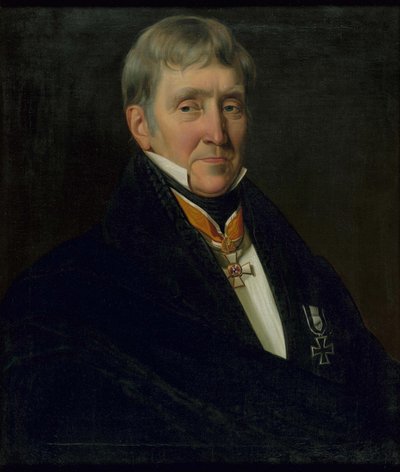 Portret Franza Gerharda Wegelera 1765-1848, 1839. autorstwa Johann Heinrich Richter