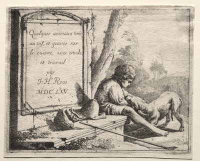 Johann Heinrich Roos Pasterz (seria) autorstwa Johann Heinrich Roos