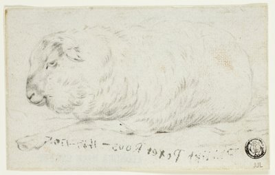Leżąca owca autorstwa Johann Heinrich Roos