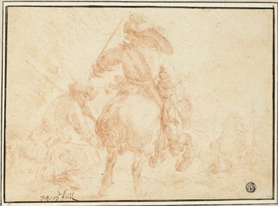 Żołnierze na koniach autorstwa Johann Heinrich Roos