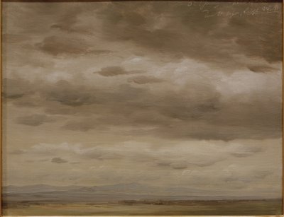 Szkic chmur autorstwa Johann Heinrich Schilbach