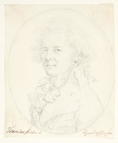 autoportret(?) autorstwa Johann Heinrich Schroder