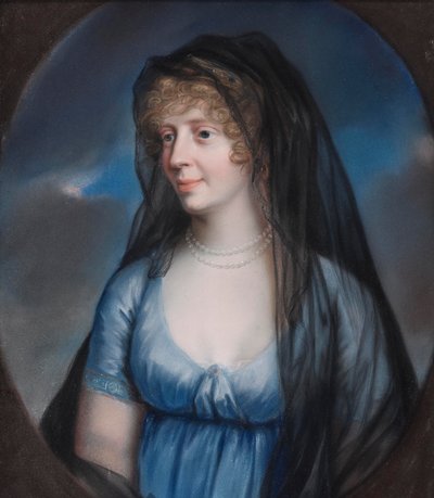 Johann Heinrich Schröder - księżniczka Luise von Stolberg-Gedern, owdowiała księżna Saksonii-Meiningen autorstwa Johann Heinrich Schroder