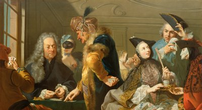 Hazardziści w Foyer autorstwa Johann Heinrich Tischbein