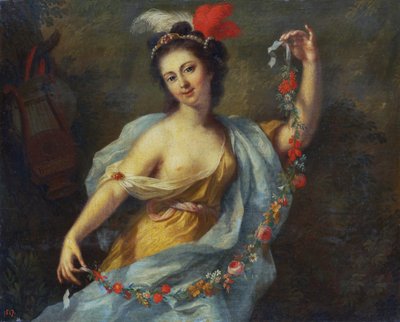 Muza Terpsichore (dziewięć muz, 1782) autorstwa Johann Heinrich Tischbein