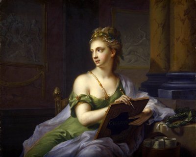 Dziewięć muz - Kalliope (poezja epicka) autorstwa Johann Heinrich Tischbein