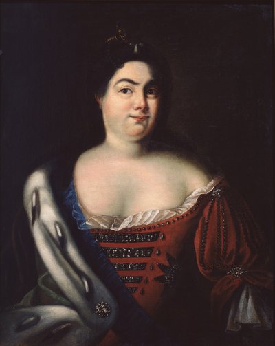 Portret cesarzowej Katarzyny I. 1684-1727, początek XVIII wieku. autorstwa Johann Heinrich Wedekind