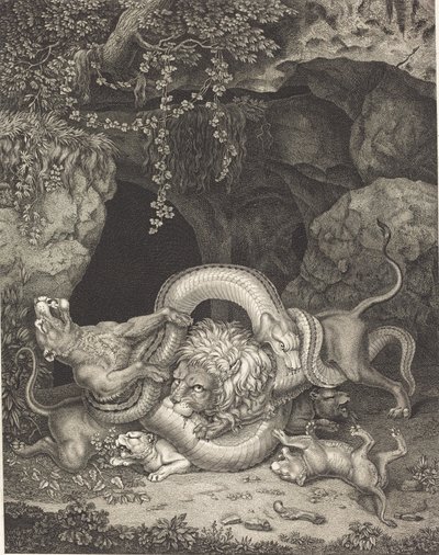 Zwierzęcy Laokoon autorstwa Johann Heinrich Wilhelm Tischbein