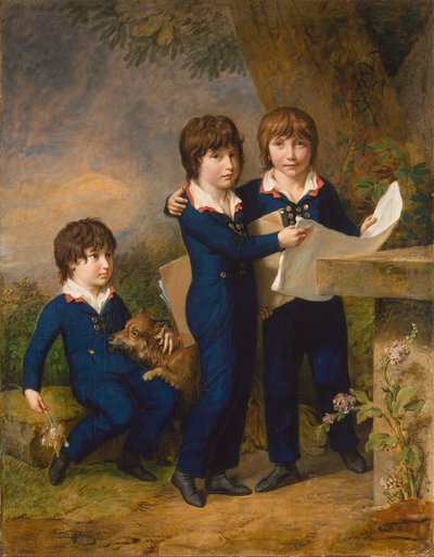 Dzieci Martina Antona Heckschera: Johann Gustav Wilhelm Moritz 1797-1865..., 1805. autorstwa Johann Heinrich Wilhelm Tischbein