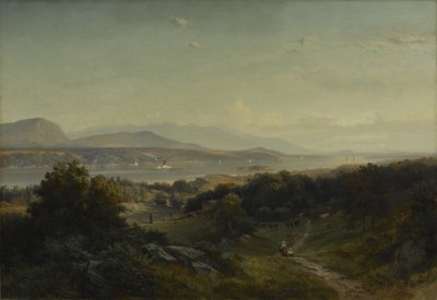 Krajobraz, Hyde Park, Nowy Jork, 1859 autorstwa Johann Herman Carmiencke