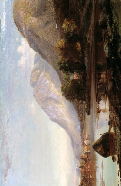 Rzeka Hudson w Cold Spring, 1861. autorstwa Johann Hermann Carmiencke