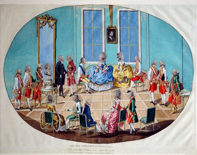 Obchody Nowego Roku w Wiedniu w latach 1782, 1783. autorstwa Johann Hieronymus Löschenkohl