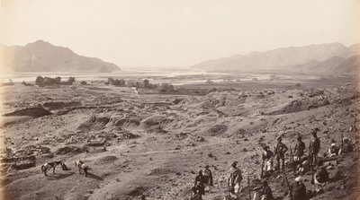 Wąwóz rzeki nad Lalpurą w kierunku Bassaule, ok. 1878 (zdjęcie) autorstwa Johann Hulsman