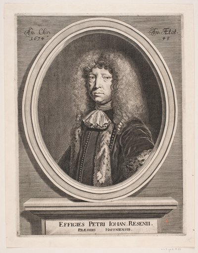 Peder Hansen Resen autorstwa Johann Husman