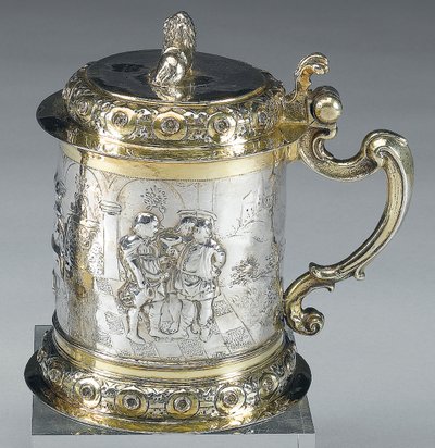 Kufel, Gdańsk, ok. 1680 (paczka srebrna złocona) (patrz także 469712) autorstwa Johann II Rohde