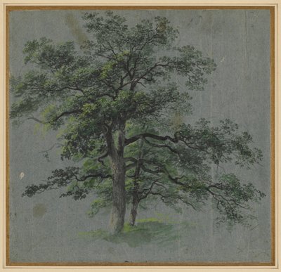 Dwa Drzewa, pierwsza połowa XIX wieku. autorstwa Johann Jacob Dorner