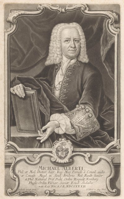 Portret Michaela Albertiego autorstwa Johann Jacob Haid