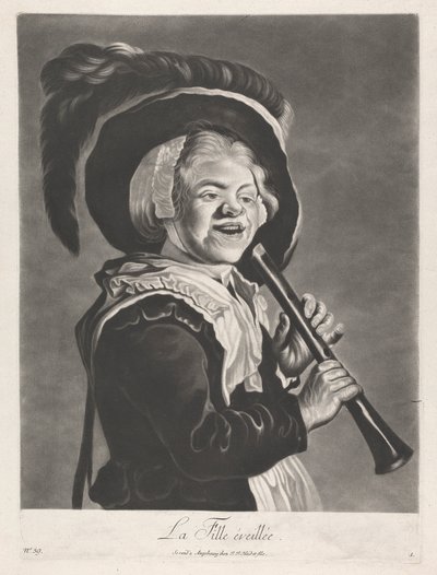 Przebudzona dziewczyna autorstwa Johann Jacobus Haid