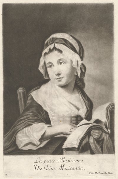Mały muzyk autorstwa Johann Jacobus Haid