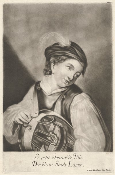 O pequeno jogador villepolish autorstwa Johann Jacobus Haid