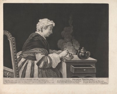 Gorący napój Theia autorstwa Johann Jacobus Haid