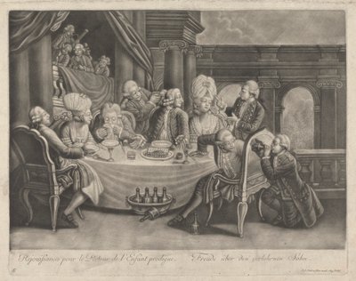 Uroczystości związane z powrotem syna marnotrawnego autorstwa Johann Jacobus Haid