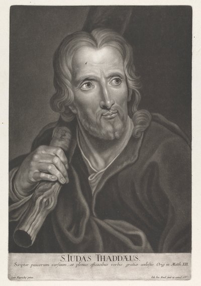 Św. Judasza Tadeusza autorstwa Johann Jacobus Haid