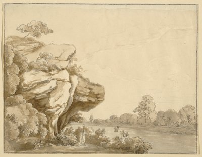 Pan i pani w krajobrazie autorstwa Johann Jakob Dorner der Jüngere