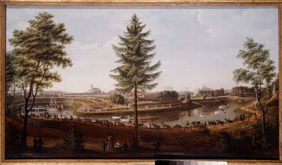 Święto w Pałacu Pawłowskim, letnia rezydencja cara Pawła I Obraz Metterleira (1750-1825) 1790 Muzeum Historyczne, Sankt Petersburg autorstwa Johann Jakob Mettenleiter