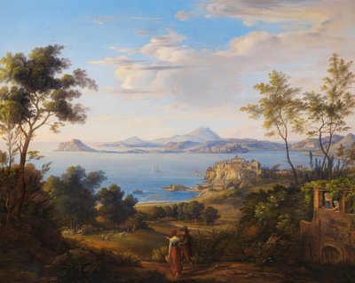Johann Joachim Faber Zatoka Pozzuoli w pobliżu Neapolu 1829 autorstwa Johann Joachim Faber