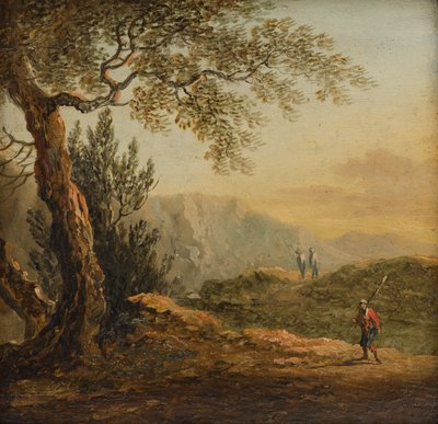 górski krajobraz autorstwa Johann Josef Schindler