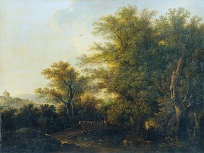 wyjście z lasu autorstwa Johann Josef Schindler