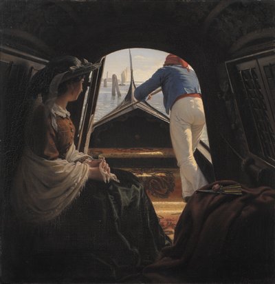 Gondola autorstwa Johann Julius Exner