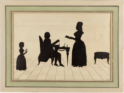 Państwo Roland i ich córka Eudora autorstwa Johann Kaspar Lavater