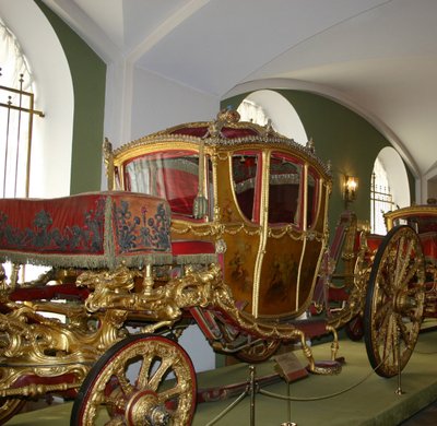 Powóz cesarzowej Katarzyny II Berline, 1769 autorstwa Johann Konrad Buckendahl