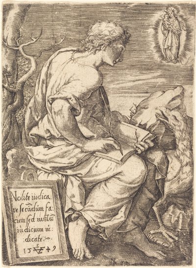 Święty Jan autorstwa Johann Ladenspelder