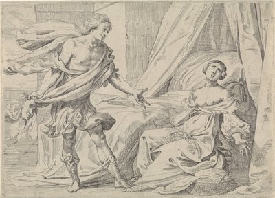 Cephalus daje się poznać Procris autorstwa Johann Liss
