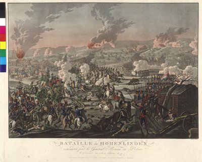 Bitwa pod Hohenlinden (Linden) 3 grudnia 1800 (akwaforta i akwatinta) autorstwa Johann Lorenz Rugendas