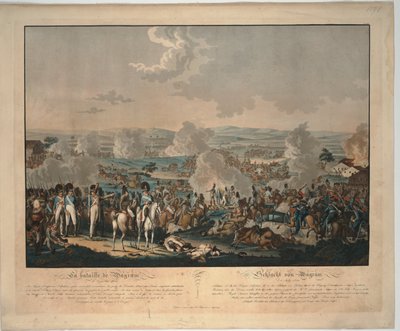 Bitwa pod Wagram autorstwa Johann Lorenz Rugendas the Younger