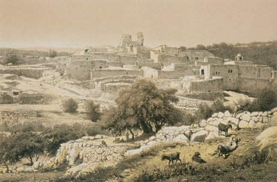 Betanii. Akwaforta Bernatza et alii - Steinkopk J.F. Redaktor autorstwa Johann Martin Bernatz