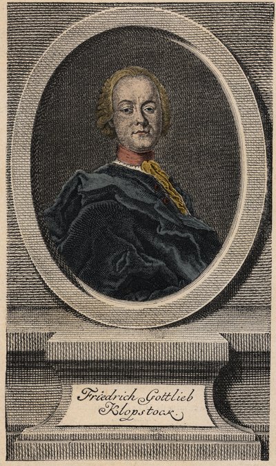 Friedrich Gottlieb Klopstock (1724-1803), niemiecki poeta autorstwa Johann Martin Bernigeroth