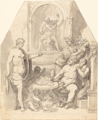Bez Ceres i Bachusa Wenus zamarza autorstwa Johann Matthias Kager