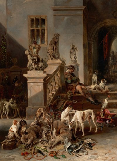 Zdobycz autorstwa Johann Matthias Ranftl