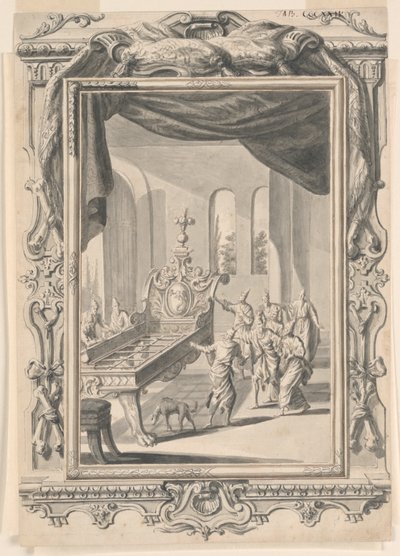 Studium żelaznego łoża króla Oga, płyta 324, Physica Sacra autorstwa Johann Melchior Füssli