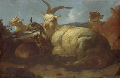 Pasterz obserwujący swoje zwierzęta autorstwa Johann Melchior Roos