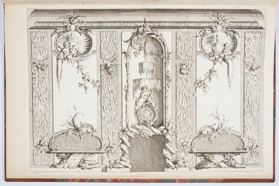 Projekt na ekran autorstwa Johann Michael Hoppenhaupt II