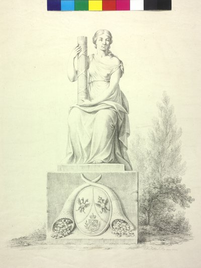 Alegoria dotycząca połączenia Austrii autorstwa Johann Michael Mettenleiter