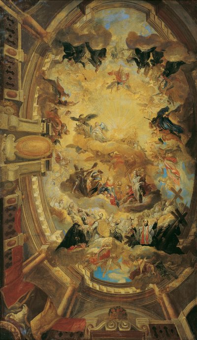 Gloryfikacja imienia Jezus autorstwa Johann Michael Rottmayr